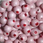 TROUTBEADS® Blood Dot Eggs Mauve