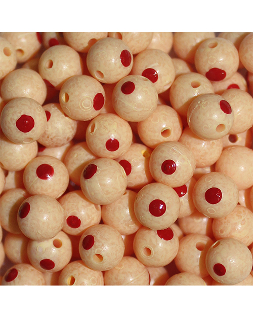 Details about  / Blood Dot Eggs Trout Beads 8mm Chart Prl