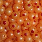 TROUTBEADS® Blood Dot Eggs Mango Egg